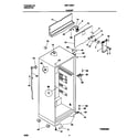 White-Westinghouse WRT13GRHW1 cabinet diagram