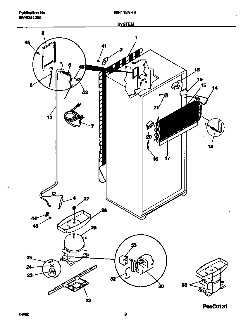 White-Westinghouse WRT18NRHD2 system diagram