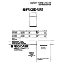 Frigidaire FRT21QRJW3 cover diagram