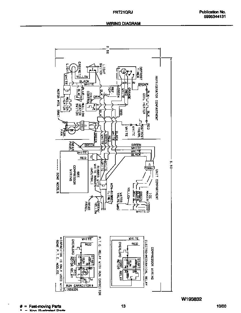 Frigidaire FRT21QRJZ3 wiring diagram diagram