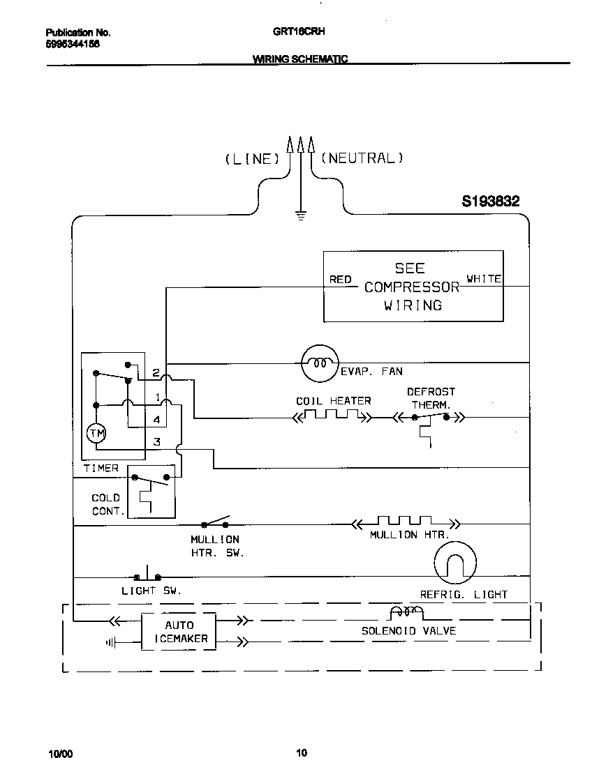 Gibson GRT16CRHW4 wiring schematic diagram