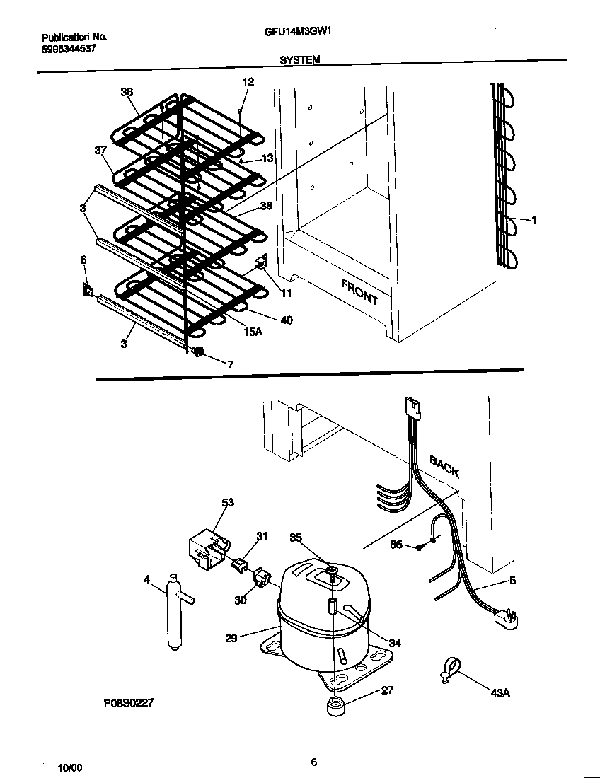Gibson GFU14M3GW1 system diagram