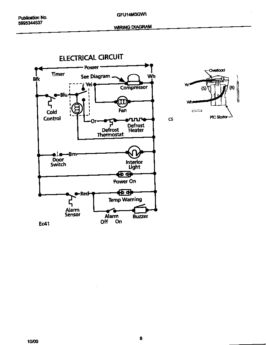 Gibson GFU14M3GW1 wiring diagram diagram