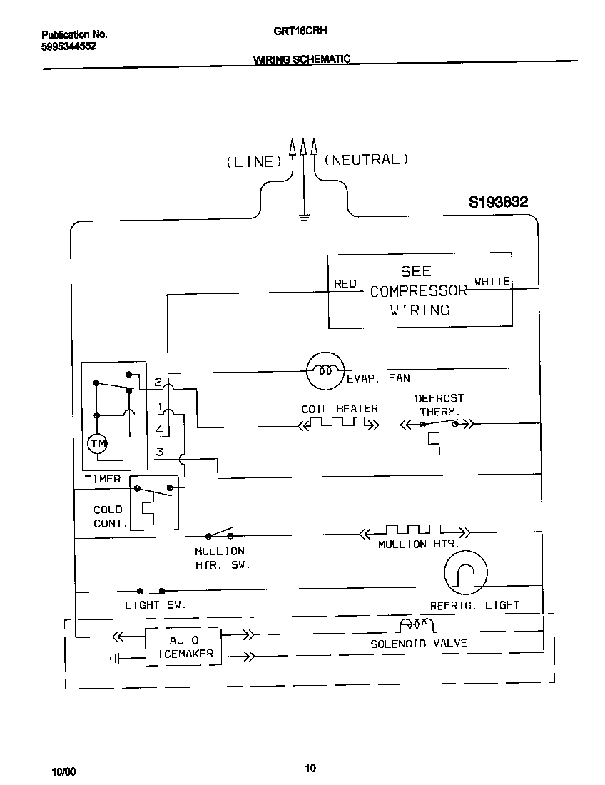 Gibson GRT16CRHW6 wiring schematic diagram