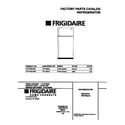 Frigidaire FRT18SJGD0 cover diagram