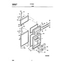 Frigidaire FRT18SJGD0 door diagram