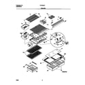 Frigidaire FRT18SJGD0 shelves diagram
