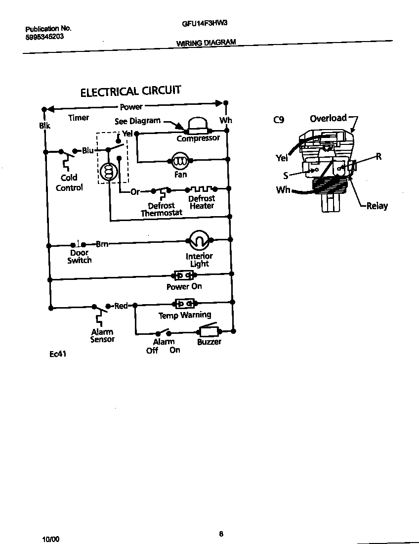 Gibson GFU14F3HW3 wiring diagram diagram