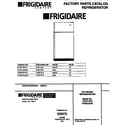Frigidaire GTL175BH0 cover page diagram