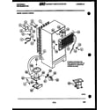 White-Westinghouse GTN175HH0 system and automatic defrost parts diagram