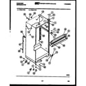Frigidaire FPZ21TFW0 cabinet parts diagram