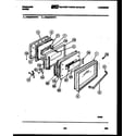 Frigidaire REGS37BFW1 door parts diagram
