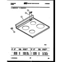 Frigidaire REGS37BFW1 cooktop parts diagram