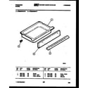 Frigidaire REGS37BFW1 drawer parts diagram