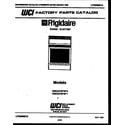 Frigidaire RSEG37BFW1 cover diagram