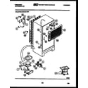 Frigidaire FPD18TLFF1 system and automatic defrost parts diagram