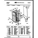 Frigidaire UF10FL2 door parts diagram