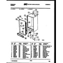 Frigidaire UF10FL2 cabinet parts diagram