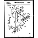 Frigidaire FPES18TLW1 cabinet parts diagram