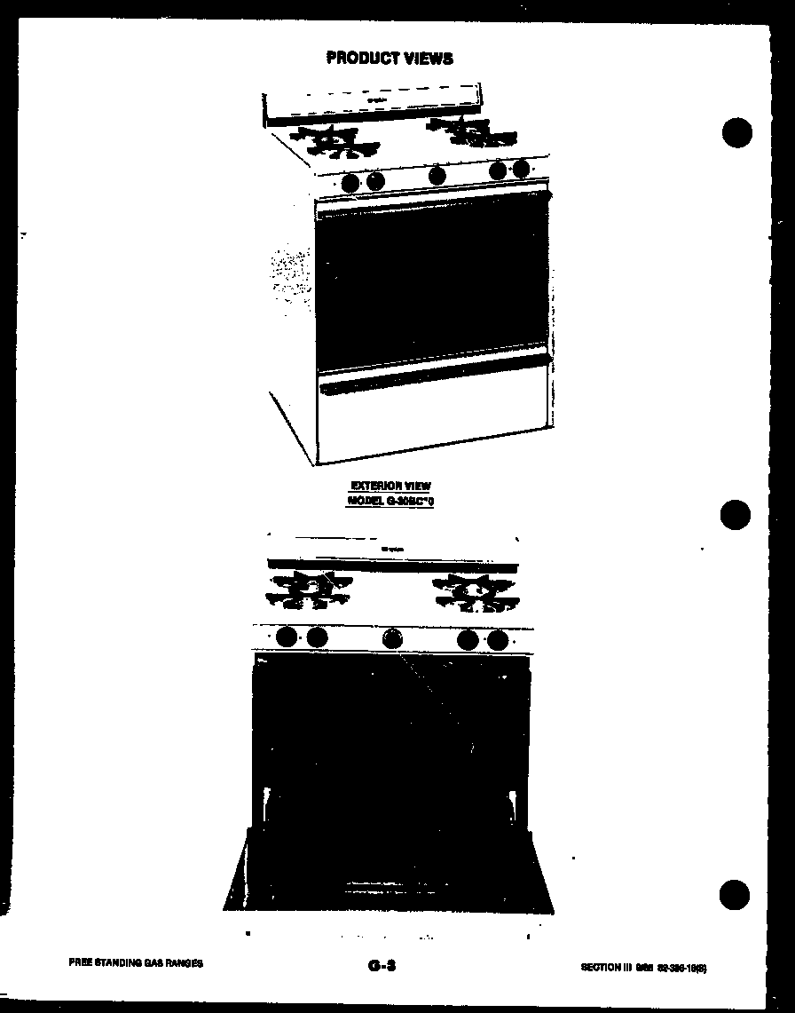 Frigidaire RB136CL1 product views diagram