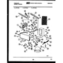 Frigidaire UFP16NL1 system and automatic defrost parts diagram