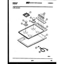 Frigidaire GB135FH2 cooktop parts diagram