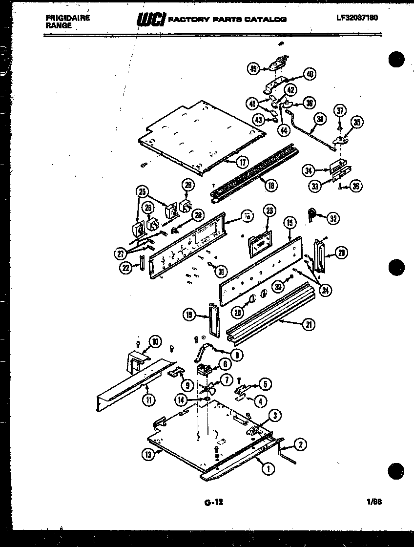 Frigidaire REG77BCB2 control parts diagram