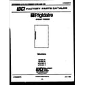 Frigidaire UFE16DL4 null diagram
