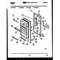 Frigidaire UFE16DL4 door parts diagram