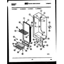 Frigidaire UFE16DL4 cabinet parts diagram