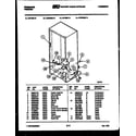 Frigidaire UFE16DL4 compressor parts diagram