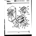 Frigidaire FPE21TIEF0 cabinet parts diagram