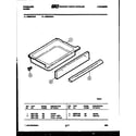 Frigidaire RSE37BAW4 drawer parts diagram