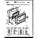 Frigidaire RS35BAH2 door parts diagram