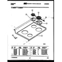 Frigidaire RS35BAH2 cooktop parts diagram