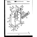 Frigidaire FPCE21TILW6 cabinet parts diagram