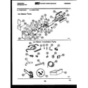 Frigidaire FPCE21TILW6 ice maker and installation parts diagram