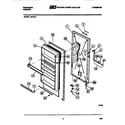 Frigidaire UF21NL1 door parts diagram