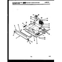 Frigidaire RGCF97EZ vent fan motor assembly diagram