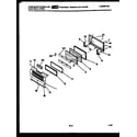 Frigidaire RGCF97EZ door parts diagram