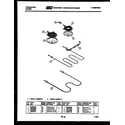 Frigidaire RA30BEL0 broiler parts diagram