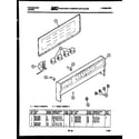 Frigidaire RA30BEL0 backguard diagram