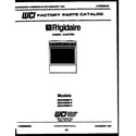 Frigidaire REG433MDW4 cover diagram
