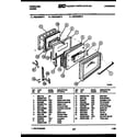 Frigidaire REG433MDW4 door parts diagram