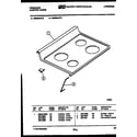 Frigidaire REG36AL6 cooktop parts diagram