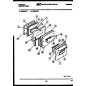 Frigidaire REG36AL6 door parts diagram