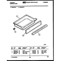 Frigidaire REG36AA6 drawer parts diagram