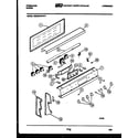 Frigidaire RSEG37BFW2 backguard diagram