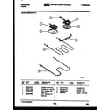 Frigidaire RSEG37BFW2 broiler parts diagram