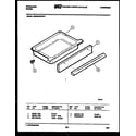 Frigidaire RSEG37BFW2 drawer parts diagram